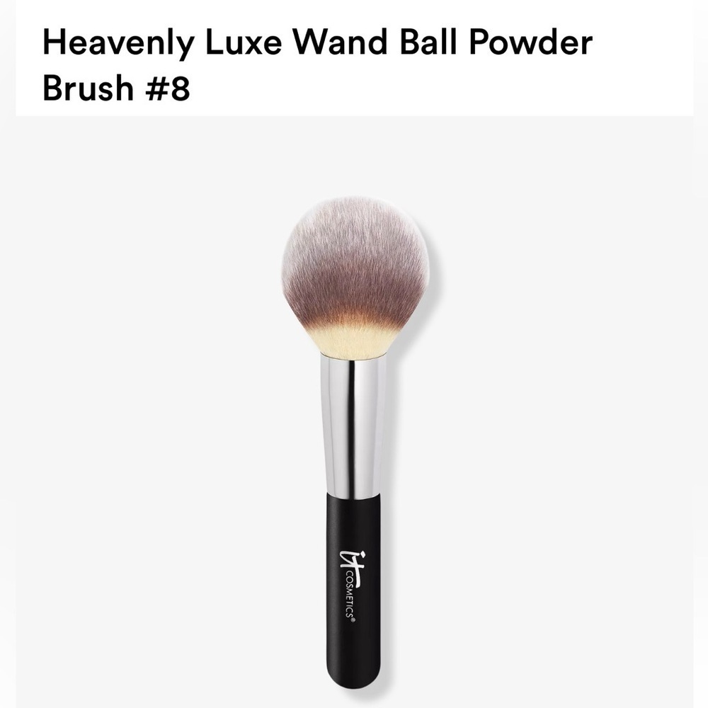 It cosmetics Heavenly Luxe Wand Ball Powder
Brush #8 New never opened retail $50